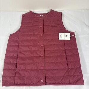 NWT Women's Free Assembly Snap Vest Size L (10-12)